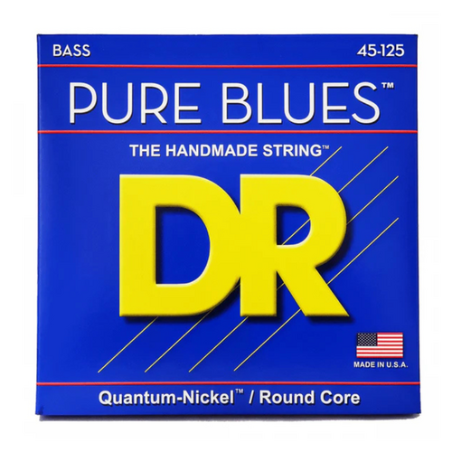 DR Strings - Pure Blues Bass  Quantum Nickel Alloy Bass String - 45-125