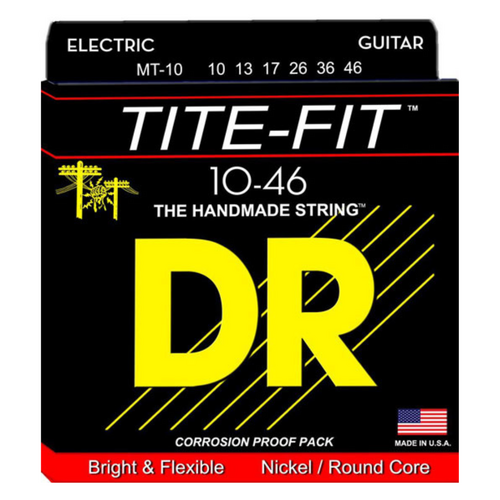 DR Strings - Tite Fit Medium Electric Strings - 10-46