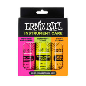 Ernie Ball Ernie Ball - Instrument Care Kit with Cloth - 3 pack