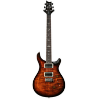PRS SE - Custom 24 - Orange Tiger Smokeburst - HH - Maple Neck - w / Gigbag