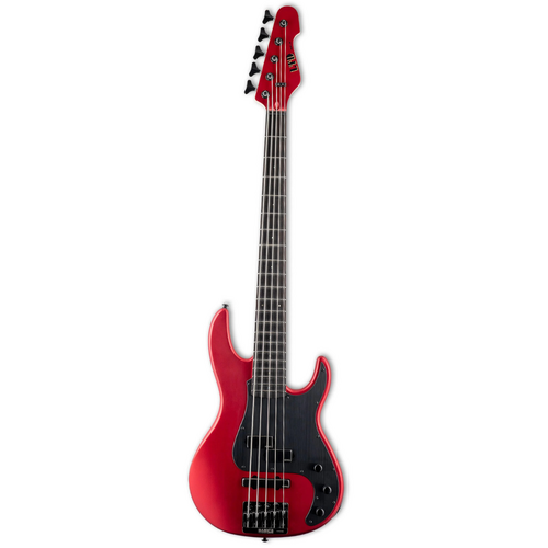 LTD - ESP Guitars LTD - AP-5 - 5 String Bass Guitar - Candy Apple Red Satin
