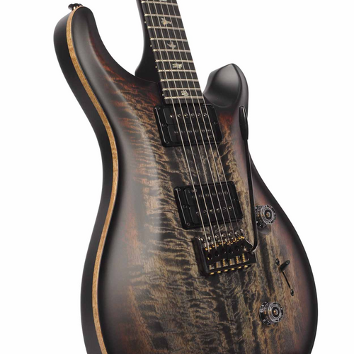 PRS PRS USA Core - Custom 24  - Figured Mango Top -  Charcoal Tri-Color Burst - w / OHSC