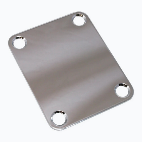 Allparts Allparts - Standard Neckplate- Nickel
