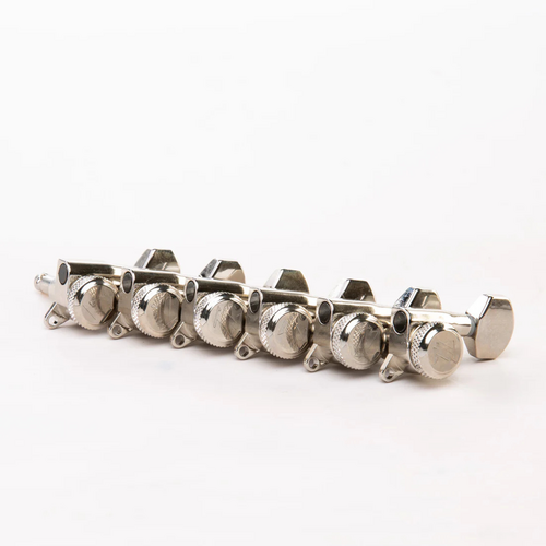 Allparts Allparts - True-Lok Mini Locking Tuners - 6-in-line- Nickel