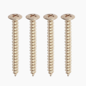 Allparts Allparts - Neckplate Screws- Stainless Steel - (4 pack) Allparts Allparts - Neckplate Screws- Stainless Steel - (4 pack)