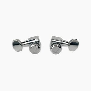 Allparts Allparts - True Lok Mid-Size Locking Tuners - 3x3 - Single Pin - Chrome Allparts Allparts - True Lok Mid-Size Locking Tuners - 3x3 - Single Pin - Chrome