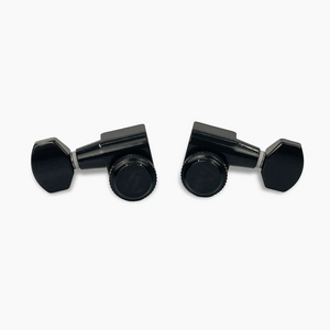 Allparts Allparts - True Lok Mid-Size Locking Tuners - 3x3 - Single Pin - Black Allparts Allparts - True Lok Mid-Size Locking Tuners - 3x3 - Single Pin - Black
