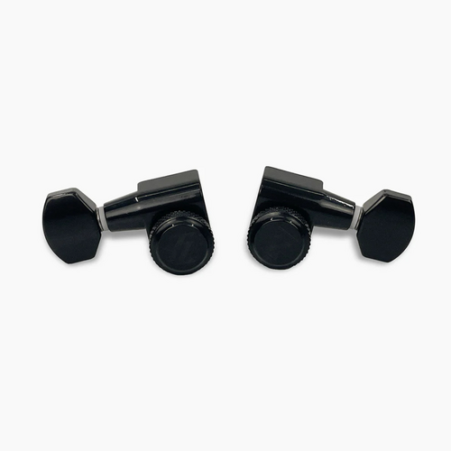 Allparts Allparts - True Lok Mid-Size Locking Tuners - 3x3 - Single Pin - Black Allparts Allparts - True Lok Mid-Size Locking Tuners - 3x3 - Single Pin - Black