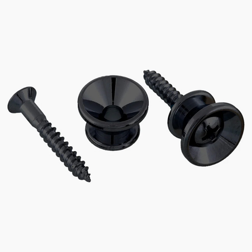 Allparts Allparts - Strap Buttons - Fender Style - Black - EACH