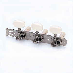 Allparts Allparts - Tuning Keys - Classical 3x3 - w/Square White Plastic Buttons - Nickel Allparts Allparts - Tuning Keys - Classical 3x3 - w/Square White Plastic Buttons - Nickel