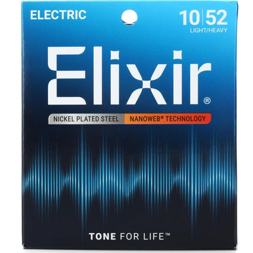 Elixir Elixir - Electric Nanoweb -  Light / Heavy Strings - 10-52