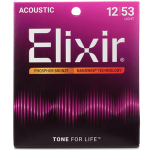 Elixir Elixir - Acoustic Phosphor Bronze - Light Strings - 12-53