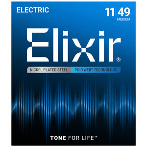 Elixir Elixir - Polyweb - Coated Electric Medium Strings - 11-49