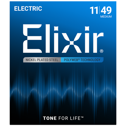Elixir Elixir - Polyweb - Coated Electric Medium Strings - 11-49