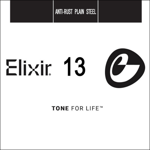 Elixir Elixir - Anti-Rust Plain Steel - Single String   .013