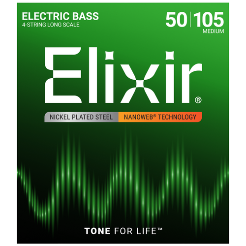 Elixir Elixir - Bass Long Scale - Medium - 4 Strings - 50-105 Elixir Elixir - Bass Long Scale - Medium - 4 Strings - 50-105