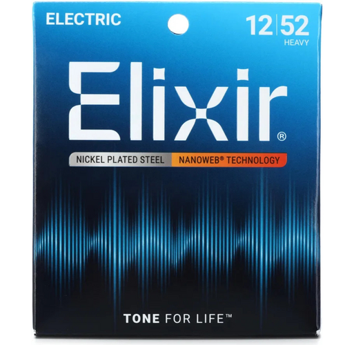 Elixir Elixir - Electric Nanoweb -  Heavy Strings - 12-52
