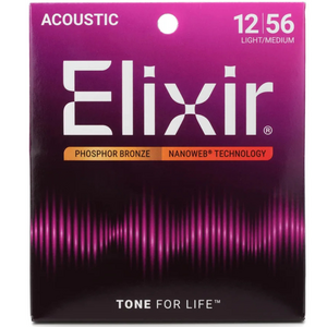 Elixir Elixir - Acoustic Phosphor Bronze - Light / Medium Strings - 12-56