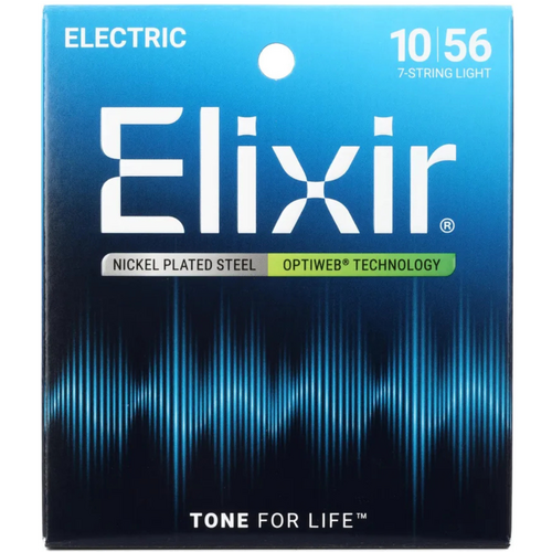 Elixir Elixir - Electric 7 String Optiweb - Light Strings - 10-56 Elixir Elixir - Electric 7 String Optiweb - Light Strings - 10-56