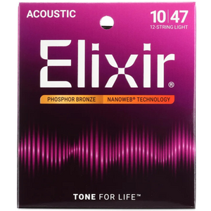 Elixir Elixir - 12 String Acoustic Phosphor Bronze - Light Strings - .10 - .47