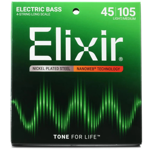 Elixir Elixir - Bass Long Scale - Light / Medium - 4 Strings - 45-105