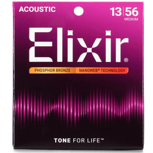 Elixir Elixir - Acoustic Phosphor Bronze - Medium Strings - 13-56