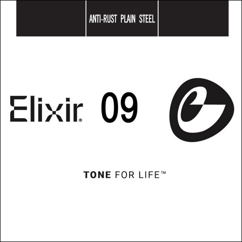 Elixir Elixir - Anti-Rust Plain Steel - Single String   .009
