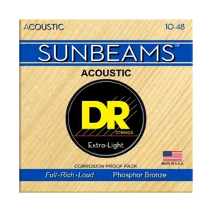 DR Strings DR Strings - Sunbeams Acoustic Extra Light Guitar Strings - 10-48
