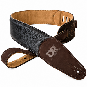 DR Strings DR Strings - Butter-Soft Leather Guitar Strap - Brown