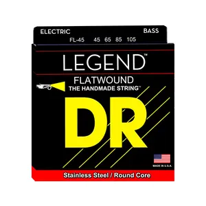 DR Strings DR Strings - LEGEND Flat-Wound Bass Strings - 45-105 Medium 4-String