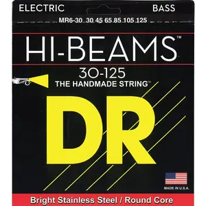 DR Strings DR Strings - Hi-Beam Bass Strings - 30-125 Medium 6-String