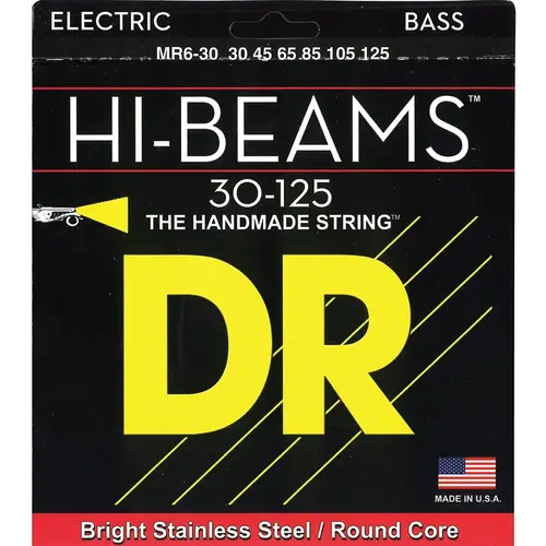 DR Strings DR Strings - Hi-Beam Bass Strings - 30-125 Medium 6-String