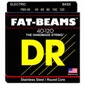 DR Strings DR Strings - Fat-Beam Bass Strings - 40-120 Light 5-String DR Strings DR Strings - Fat-Beam Bass Strings - 40-120 Light 5-String