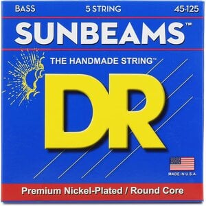 DR Strings DR Strings - Sunbeams Bass Strings - 45-125 Medium 5-String DR Strings DR Strings - Sunbeams Bass Strings - 45-125 Medium 5-String