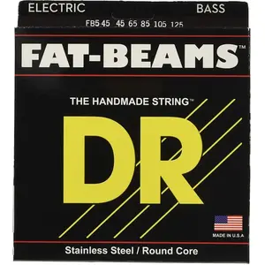 DR Strings DR Strings - FAT BEAM Bass Strings - 45-125 Medium 5-String DR Strings DR Strings - FAT BEAM Bass Strings - 45-125 Medium 5-String