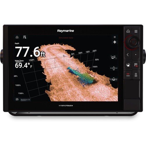 Raymarine AXIOM 12 Pro-RVX, HybridTouch 12" Multi-function Display with integrated 1kW Sonar, DV, SV and RealVision 3D Sonar and Australia/NZNavionics+ Chart