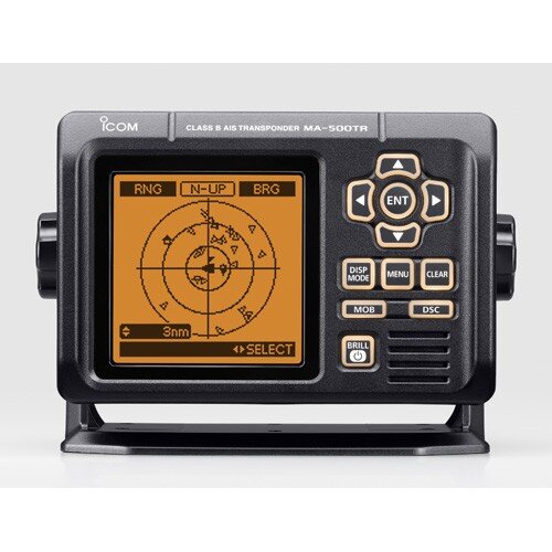 Icom AIS Transponder With Display class B Dial Channel GPS antenna