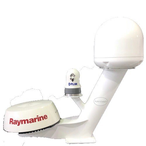 Navstand Triple Tower - Radar, FLIR Camera & Sat Com