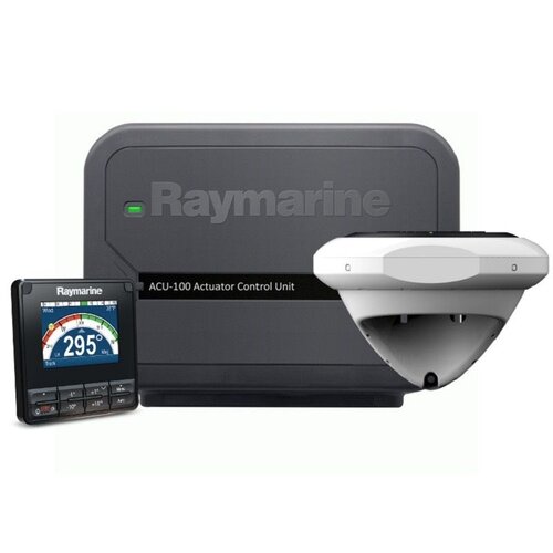Raymarine Evolution Autopilot with p70s control head & ACU-100, EV1 Sensor Core, EV1 Cabling kit (suitable for 0.5l Hydraulic, Wheel & Tillerdrives)