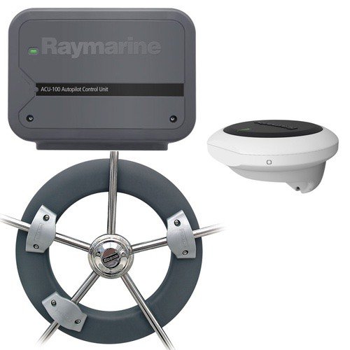Raymarine Evolution Wheel Pilot, ACU-100 & Wheel Drive. Note MFD or autopilot control head is required.