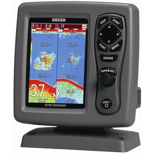 Koden Digital Sounder 5.6" Colour LCD Dual Frequency 600W + Transom Mount Transducer 600W DTS