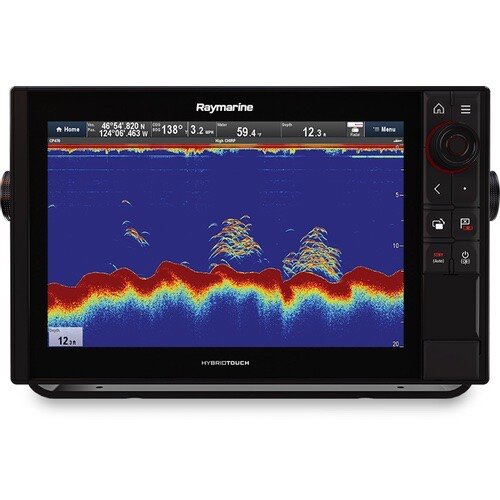 Raymarine AXIOM 12 Pro-S, HybridTouch 12" Multi-function Display with integrated High CHIRP Conical Sonar for CPT-S and Australia/NZNavionics+ Chart