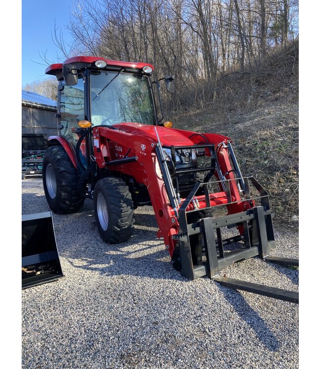 TYM T474 Tractor with Cab and Loader #0288