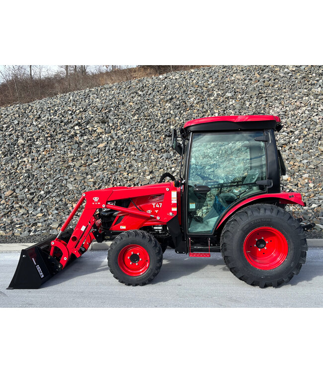 TYM T474 Tractor with Cab and Loader #0288