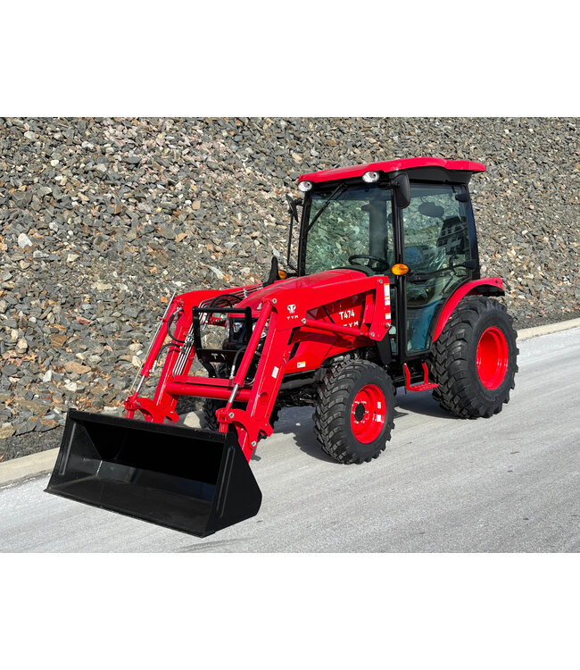 TYM T474 Tractor with Cab and Loader #0288