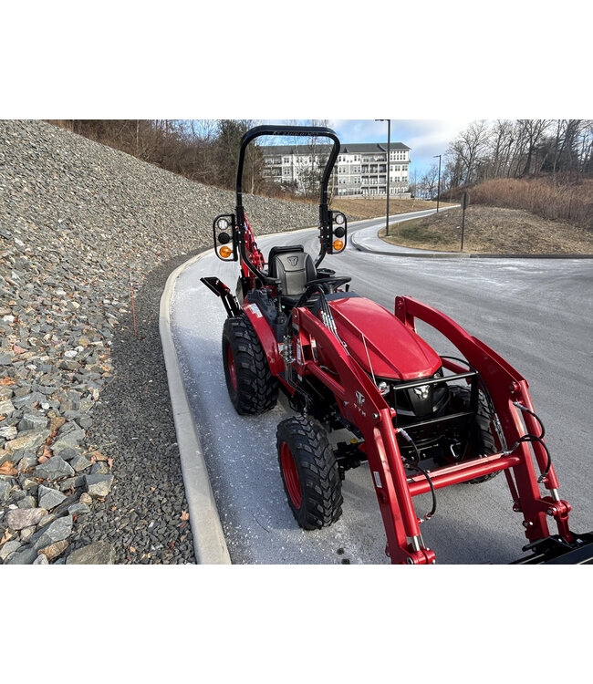 TYM T25 TRACTOR WITH LOADER AND BACKHOE #2654