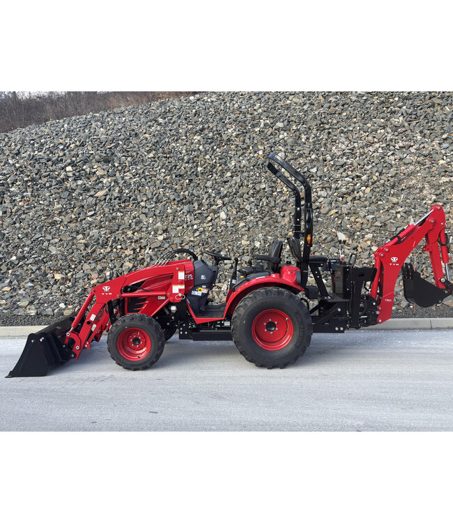 TYM T25 TRACTOR WITH LOADER AND BACKHOE #2654
