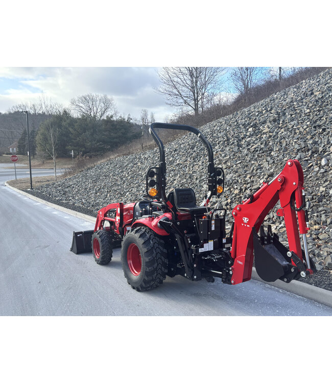 TYM T25 TRACTOR WITH LOADER AND BACKHOE #2654