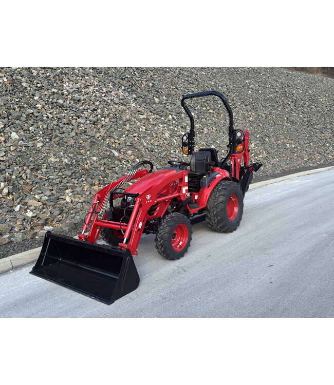 TYM T25 TRACTOR WITH LOADER AND BACKHOE #2654