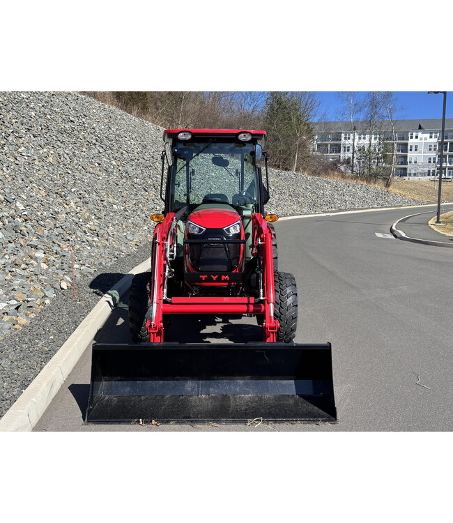 TYM T-574 TRACTOR WITH LOADER AND CAB #0767